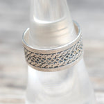 Vintage Sterling Silver Braided Band 7.5