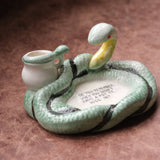 Vintage Ceramic Snake Ashtray