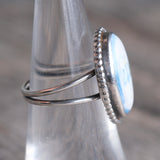 Vintage Sterling Howlite Ring 5.75
