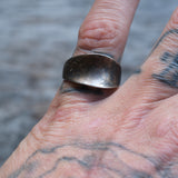 Vintage Sterling Silver Modernist Ring 7.5