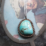 Vintage Sterling Turquoise Necklace