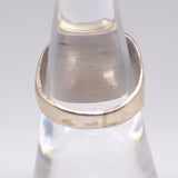 Vintage Sterling Turquoise Stamped Band Ring 8.5