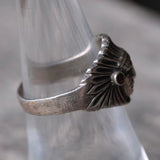 Vintage Sterling Big Chief Ring 7.5