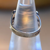 Vintage Sterling Turquoise Ring 4.75