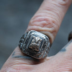 Vintage Sterling Class Ring 5.5