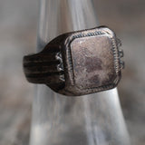 Vintage Sterling Silver Signet Ring 7