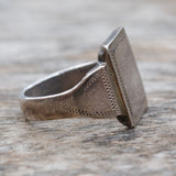 Vintage Sterling Silver Plated New Guinea WWII Ring 8.5