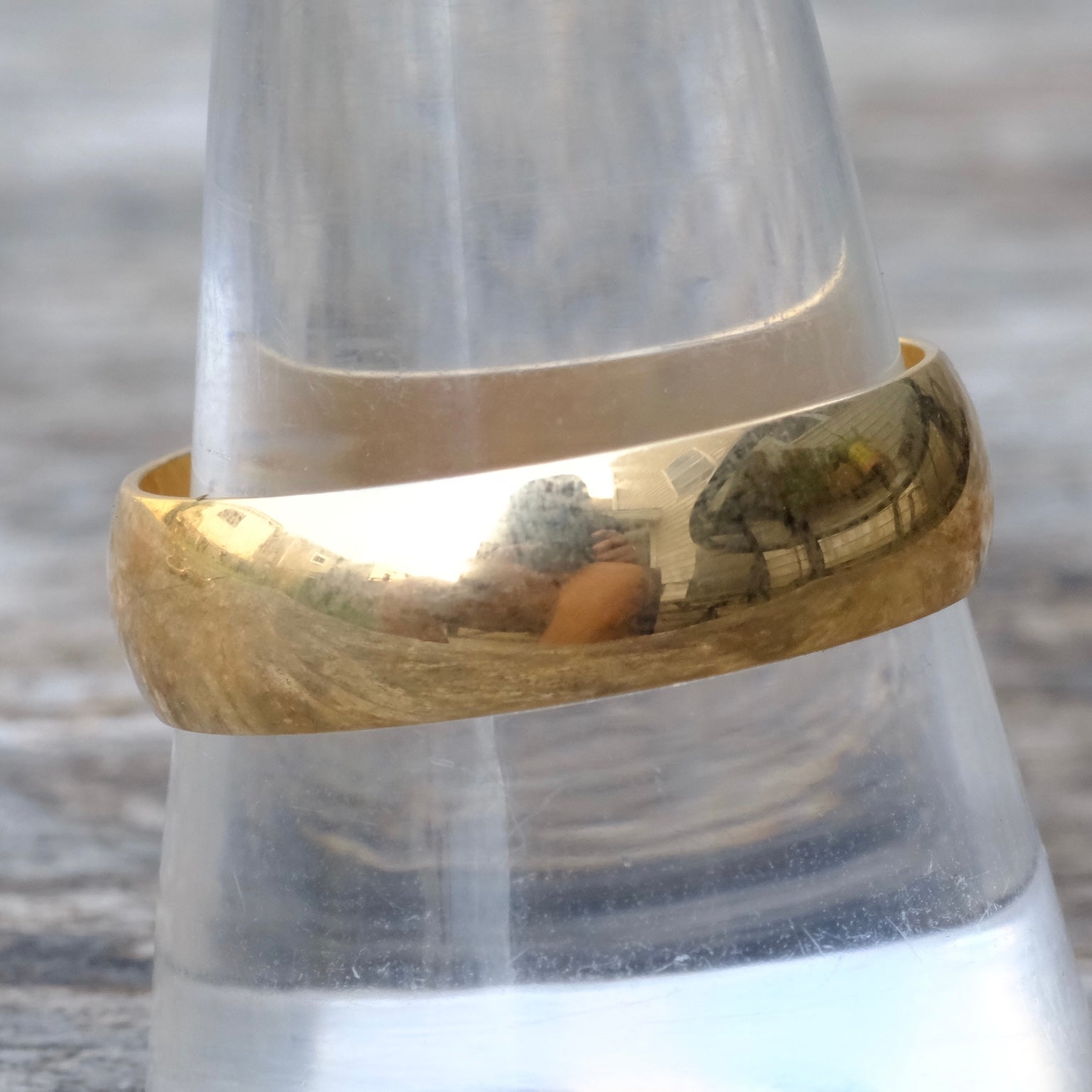 Vintage 14K Gold Band Ring 10.75
