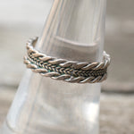 Vintage Sterling Braided Band 7
