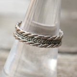 Vintage Sterling Braided Band 7