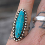 Vintage Sterling Turquoise Ring 6