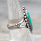 Vintage Sterling Turquoise Ring 5.75