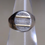Vintage Sterling Silver Signet Ring 5.5