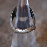 Vintage Sterling Silver Sandcast Ring 6.75