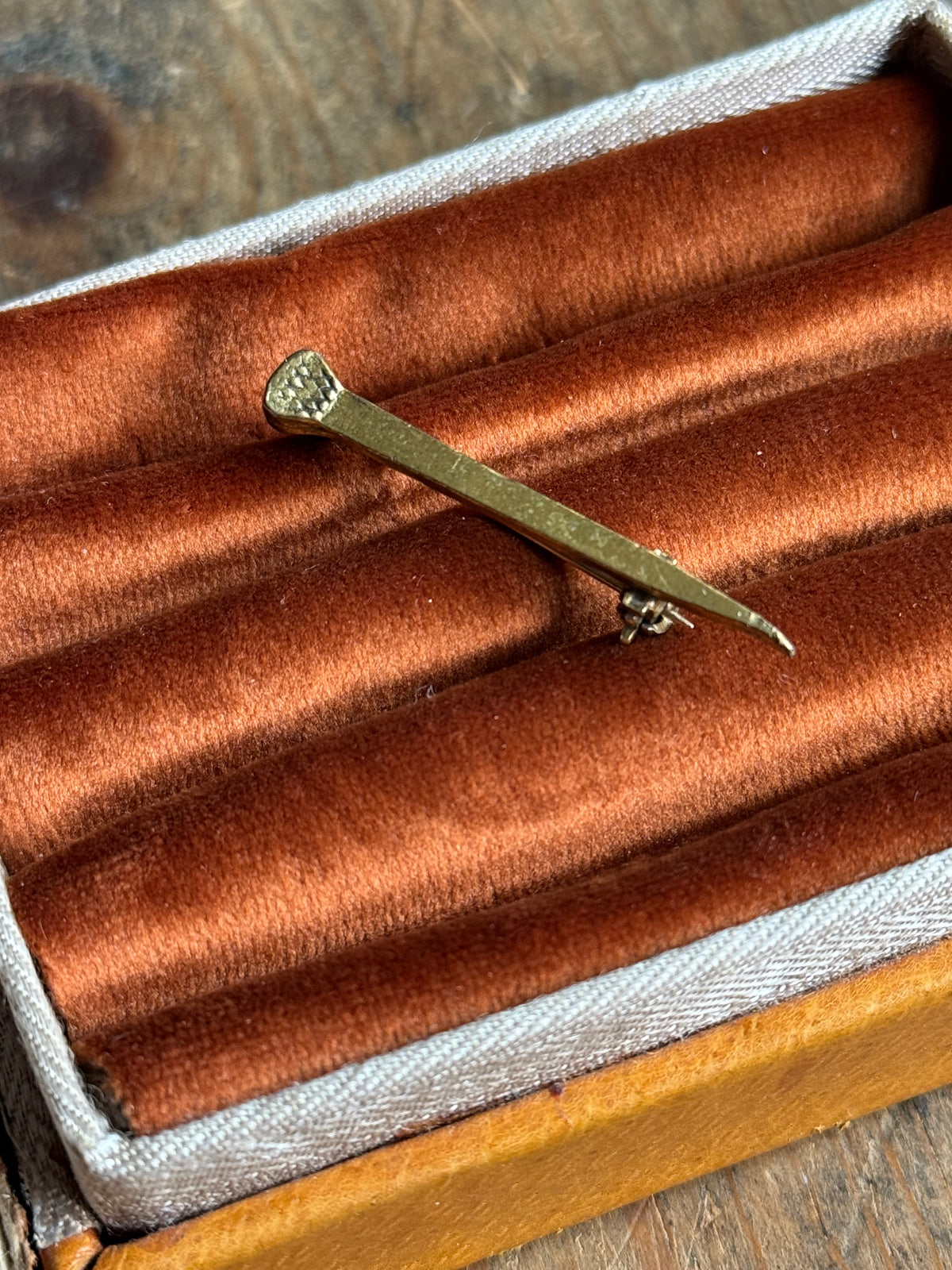 Vintage Gold Tone Tack Pin