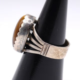 Vintage Sterling Tigers Eye Ring 7.5