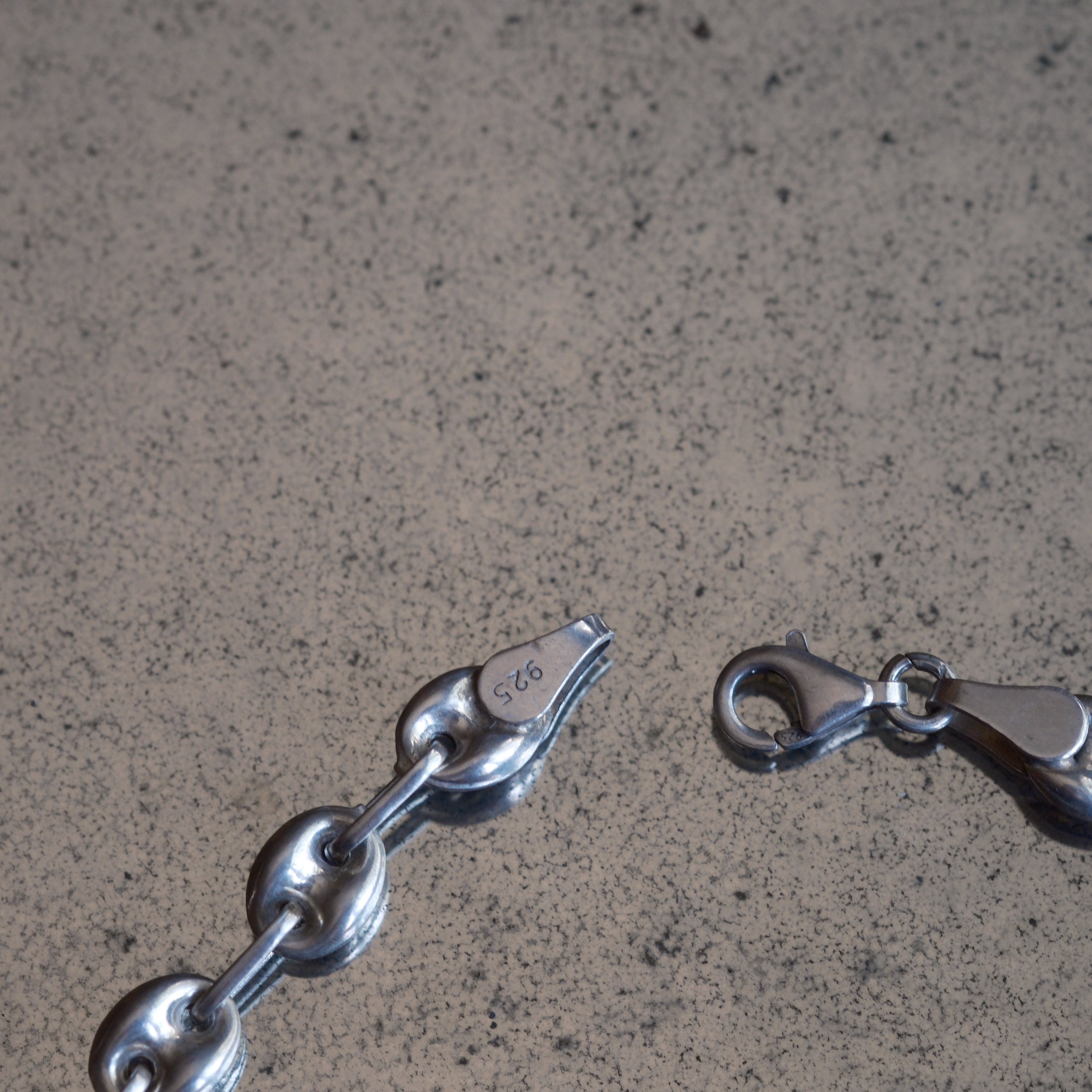 Vintage Sterling Mariner Chain Necklace 20"