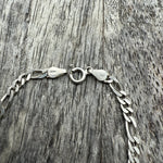 Vintage Sterling Figaro Chain Bracelet