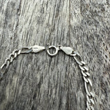 Vintage Sterling Figaro Chain Bracelet