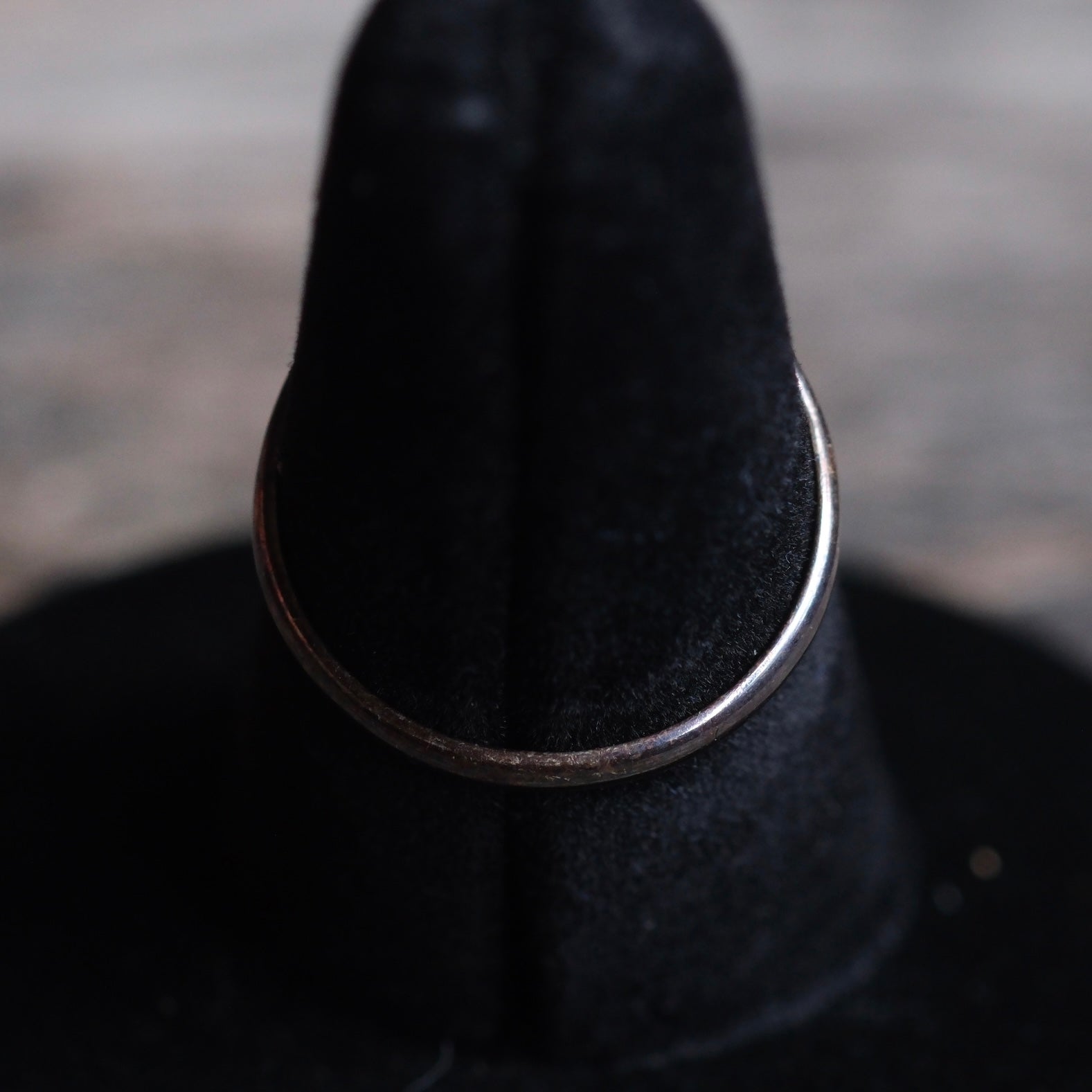 Vintage Sterling Blue Abalone Ring 6.25