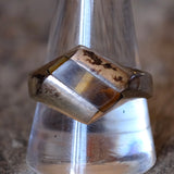 Vintage Sterling Tigers Eye Inlay Ring 12