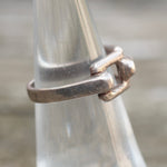 Vintage Sterling Silver Chain Band 5.5