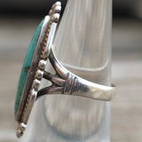Vintage Sterling Turquoise Ring 6