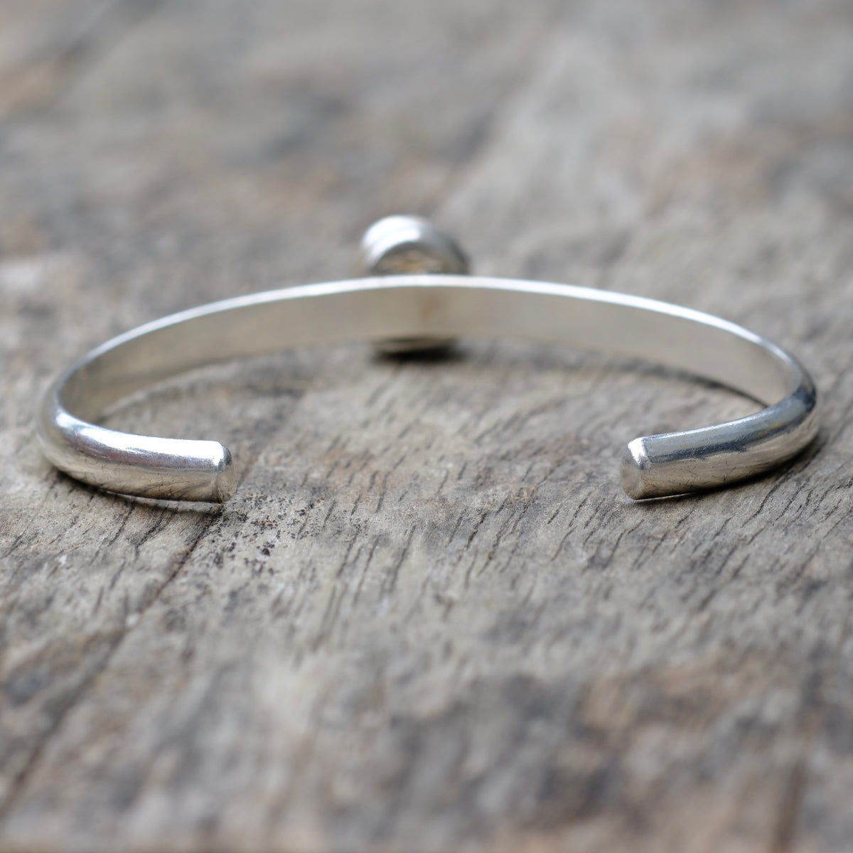 Vintage Sterling Silver Turquoise Cuff Bracelet
