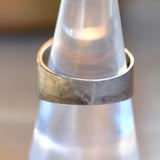 Vintage Sterling Turquoise and Coral Inlay Ring 7.5