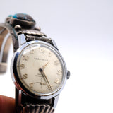 Vintage Sterling Turquoise Cuff Watch Band