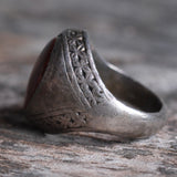 Vintage Sterling Tigers Eye Signet Ring 8.25