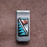 Vintage Zuni Inlay Money Clip