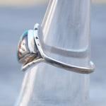Vintage Sterling Zuni Inlay Band 6.5