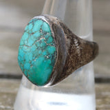 Vintage Sterling Turquoise Ring 10