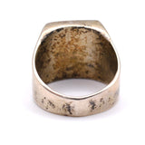 Vintage Sterling Multistone Inlay Ring 10.75