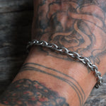 Vintage Sterling Rolo Chain Bracelet