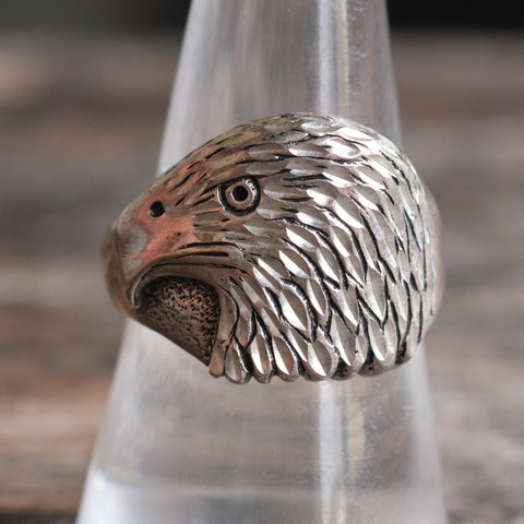 Vintage Sterling Silver Eagle Ring 9.5