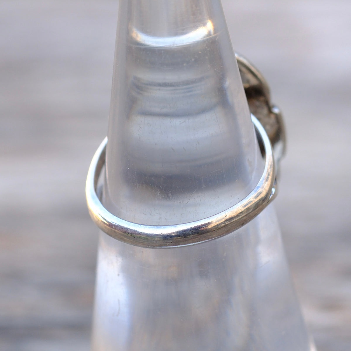 Vintage Sterling Lapis Ring 6.5