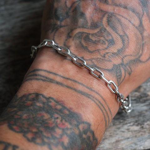 Vintage Sterling Chain Bracelet