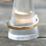 Vintage Gold Plated Nugget Ring 12.75