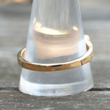 Vintage Gold Plated Nugget Ring 12.75