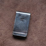 Vintage Sterling Lapis Inlay Money Clip