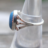 Vintage Sterling Sodalite Ring 6.25