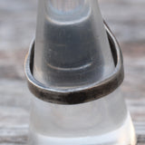 Vintage Sterling Hematite Centurion Ring 9.75