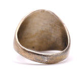 Vintage Sterling Turquoise Bear Paw Ring 10