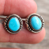 Vintage Sterling Turquoise Earrings