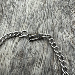 Vintage Sterling Curb Chain Bracelet