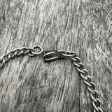 Vintage Sterling Curb Chain Bracelet