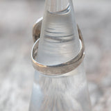 Vintage Sterling Turquoise Feather Ring 5.5