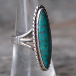 Vintage Sterling Turquoise Ring 6.5